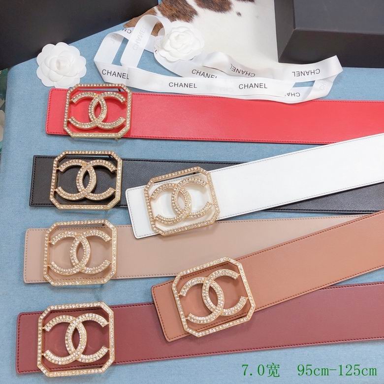Chanel Belt 70mm 95-125cm 7D04
